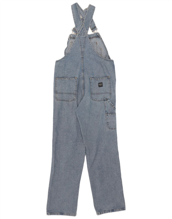 Gas Herren-Cargo-Latzhose, mittelgroß, W34, L31, blaue Baumwolle