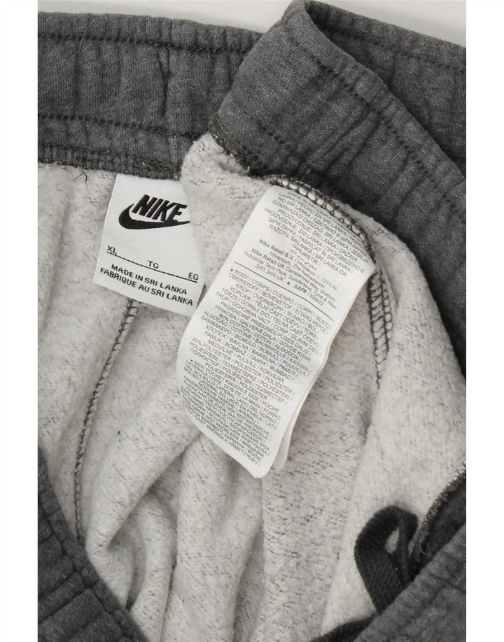 Nike Herren-Trainingshose XL, grau gefleckte Baumwolle