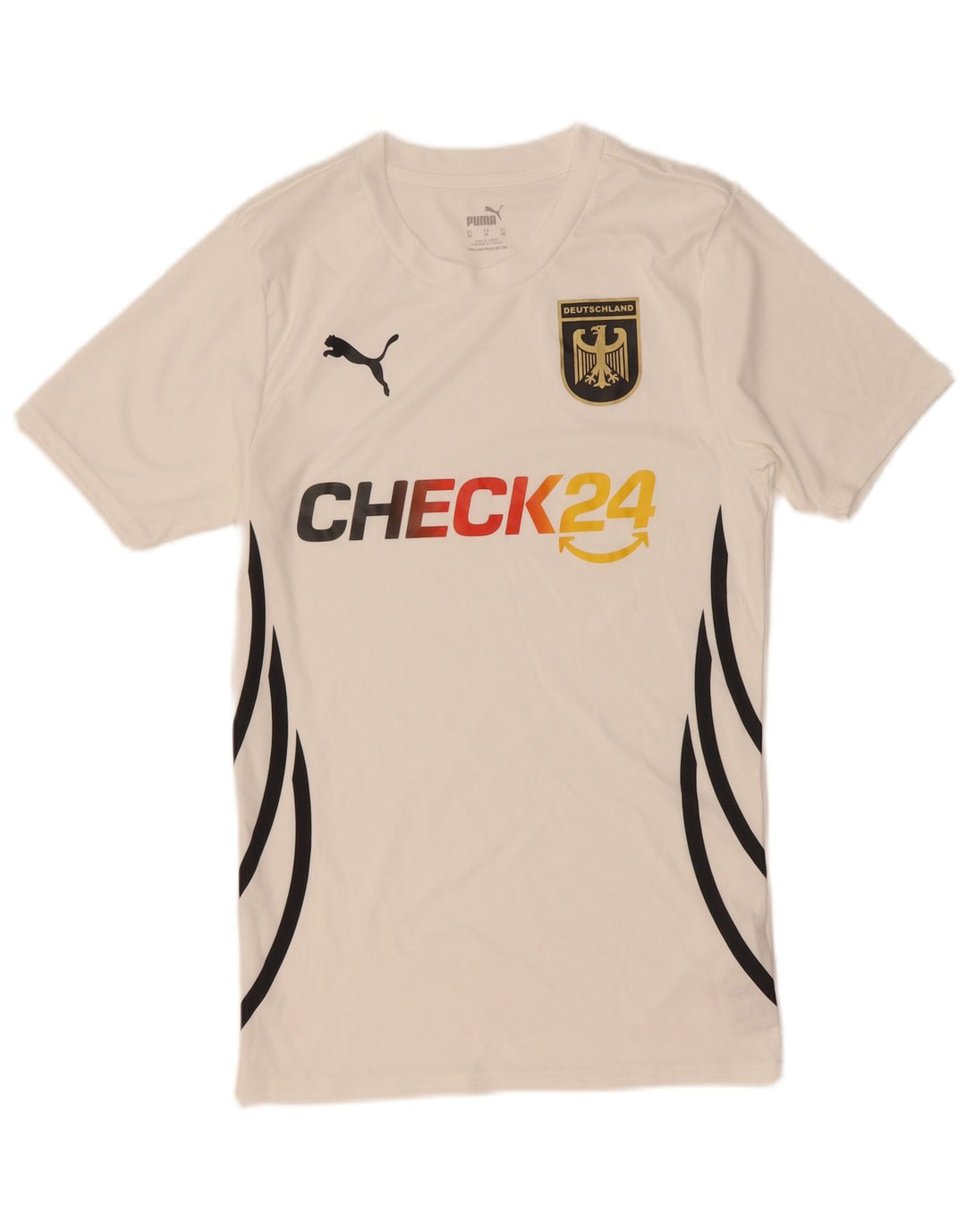 Puma Herren Deutshland Graphic T-Shirt Top XS Weiß Polyester