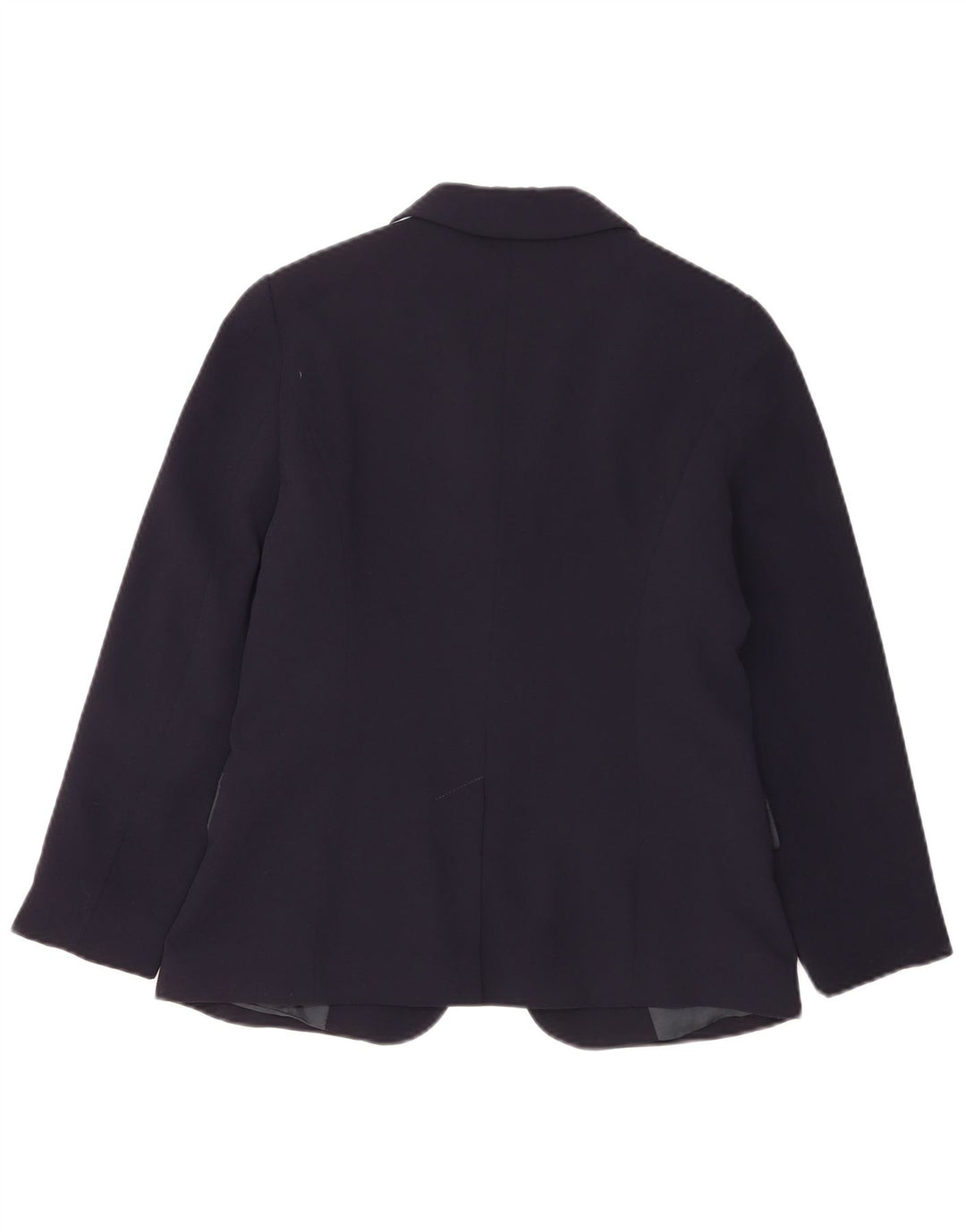 Marella Damen-Blazerjacke mit 2 Knöpfen, Größe S, Marineblau, gestreift, Acetat
