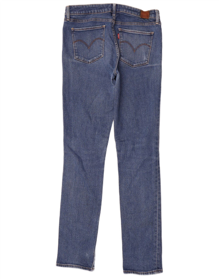 Levi's Damen 712 Slim Jeans W29 L32 Blaue Baumwolle