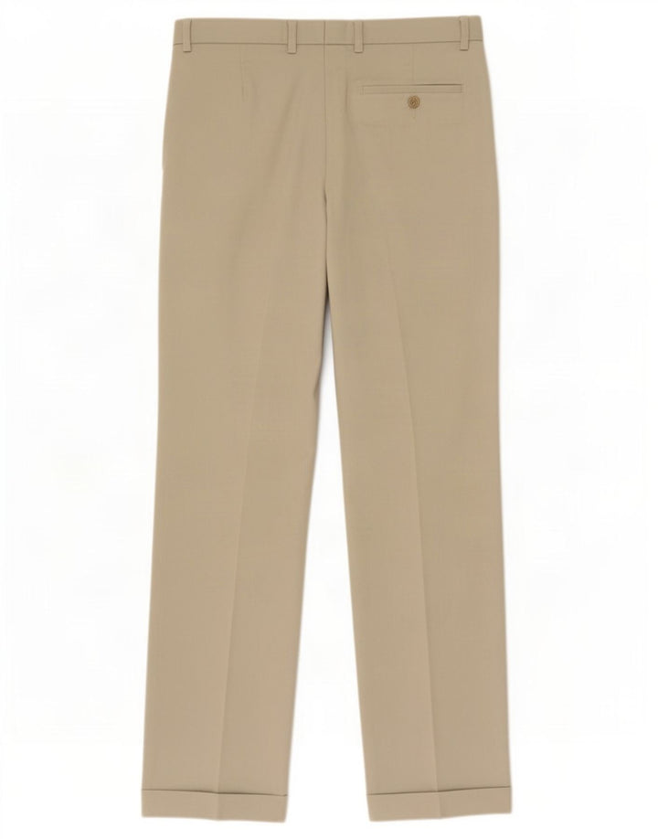 Marks & Spencer Herren-Freizeithose mit Pegged, W32, L31, grünes Polyester