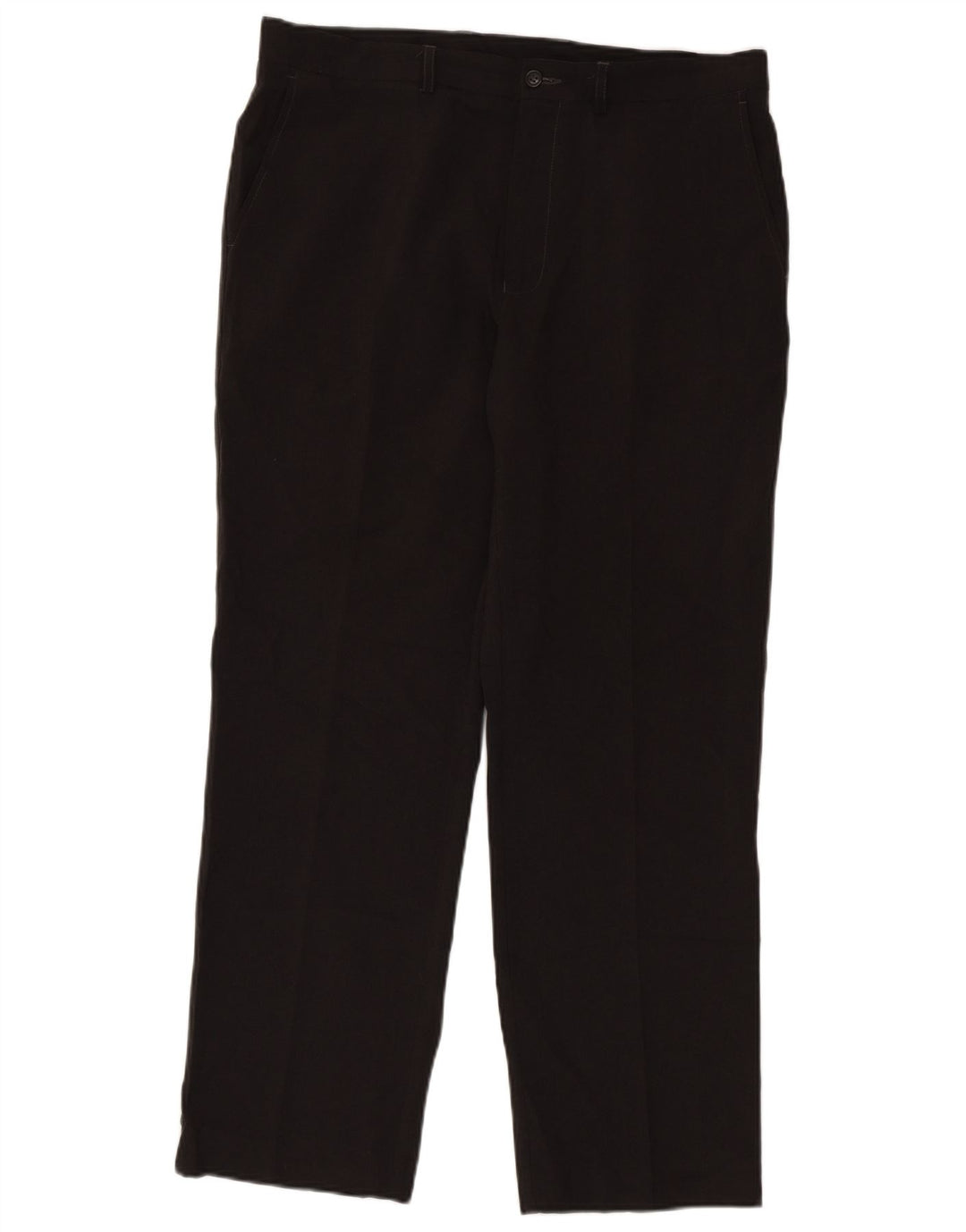 Gerade Herren-Chinohose von Marks & Spencer, W36, L31, grau, Polyester