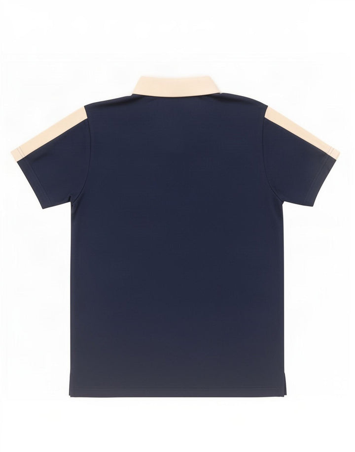 Adidas Herren Poloshirt Medium Marineblau Colourblock Polyester