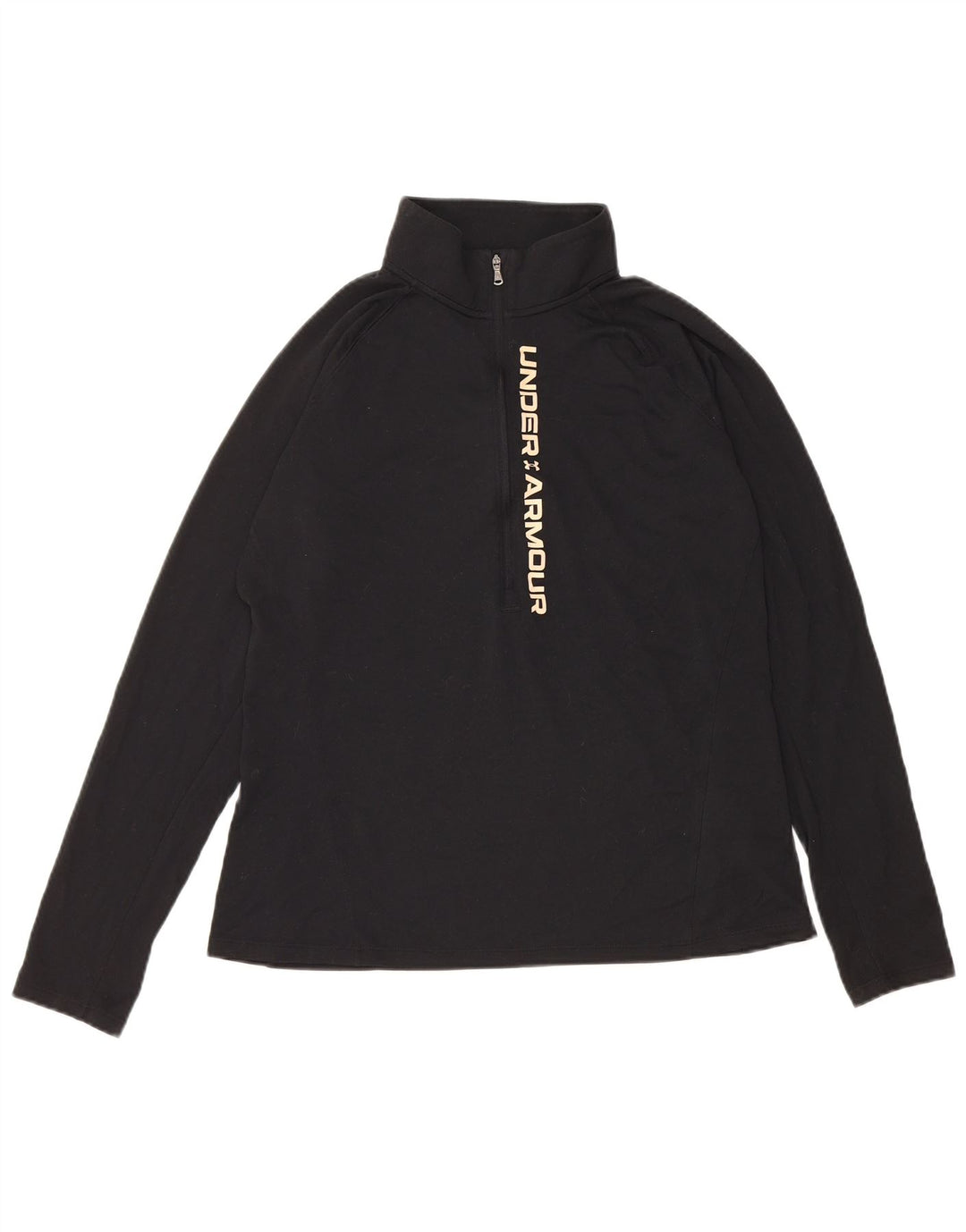 UNDER ARMOUR Womens Graphic Pullover Trainingsanzug Top UK 14 Large Schwarz
