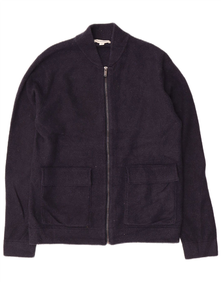Marks & Spencer Herren-Autograph-Strickjacke, mittleres Marineblau