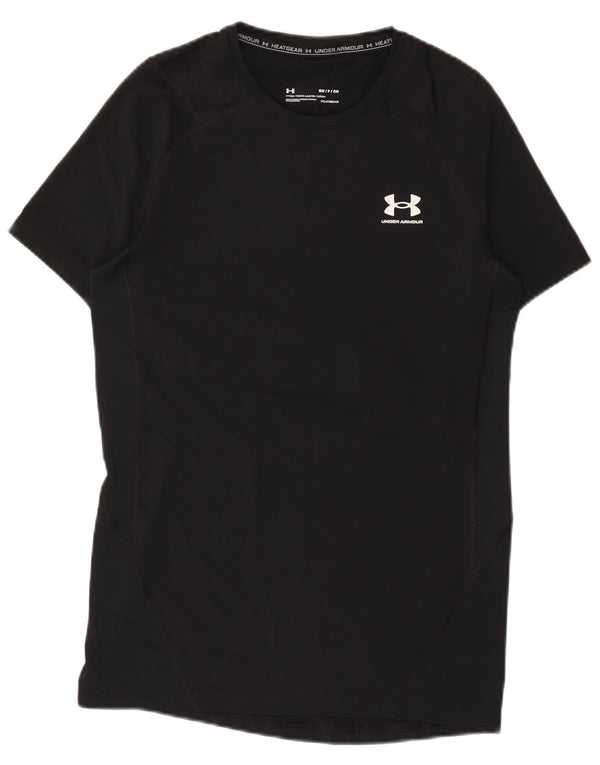 Under Armour Herren Heat Gear T-Shirt Top Small Schwarz