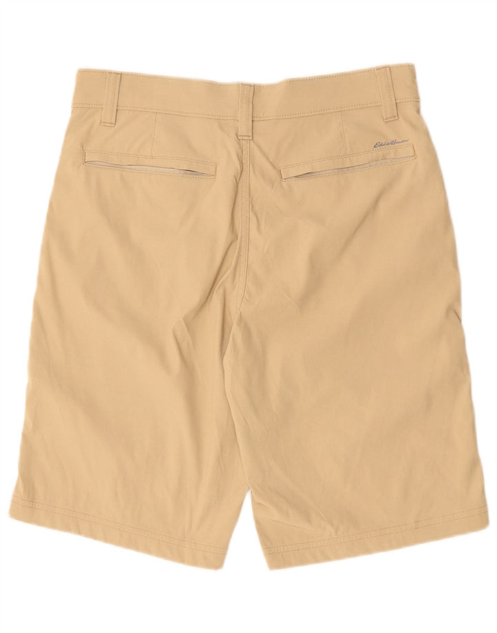 EDDIE BAUER Herren Chino-Shorts W30 Medium Beige Nylon