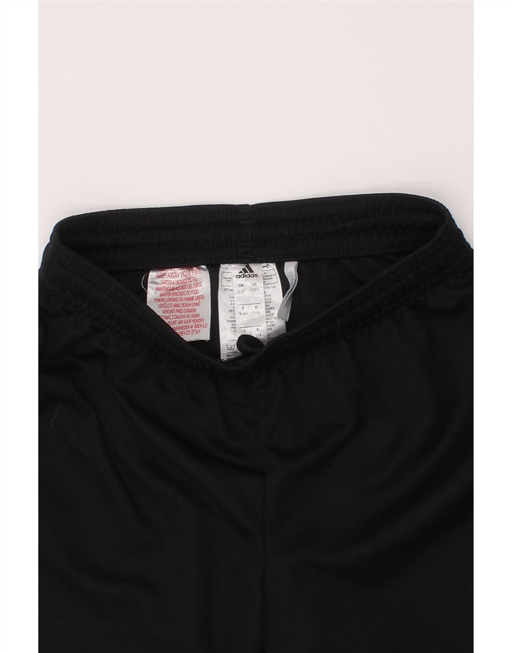 ADIDAS Climalite Sportshorts für Jungen, 5–6 Jahre, schwarzes Polyester