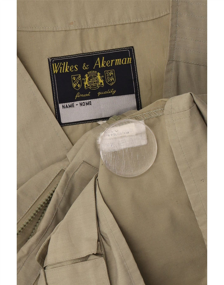 Wilkes&Akerman Herren Utility Gilet UK 40 Large Khaki