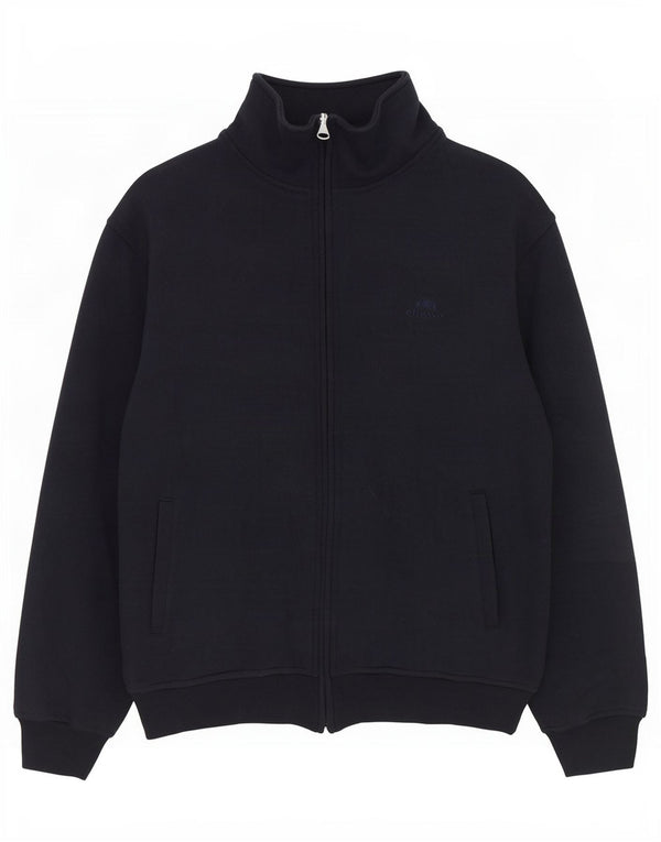 Ellesse Herren-Trainingsanzug-Top-Jacke, große marineblaue Baumwolle