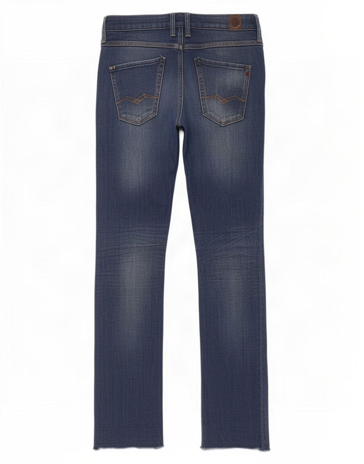 Replay Damen Slim Jeans W25 L32 Blau