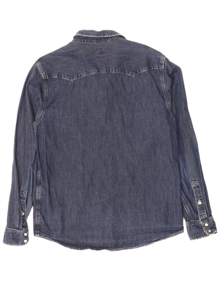 LEE Herren-Jeanshemd, große marineblaue Baumwolle