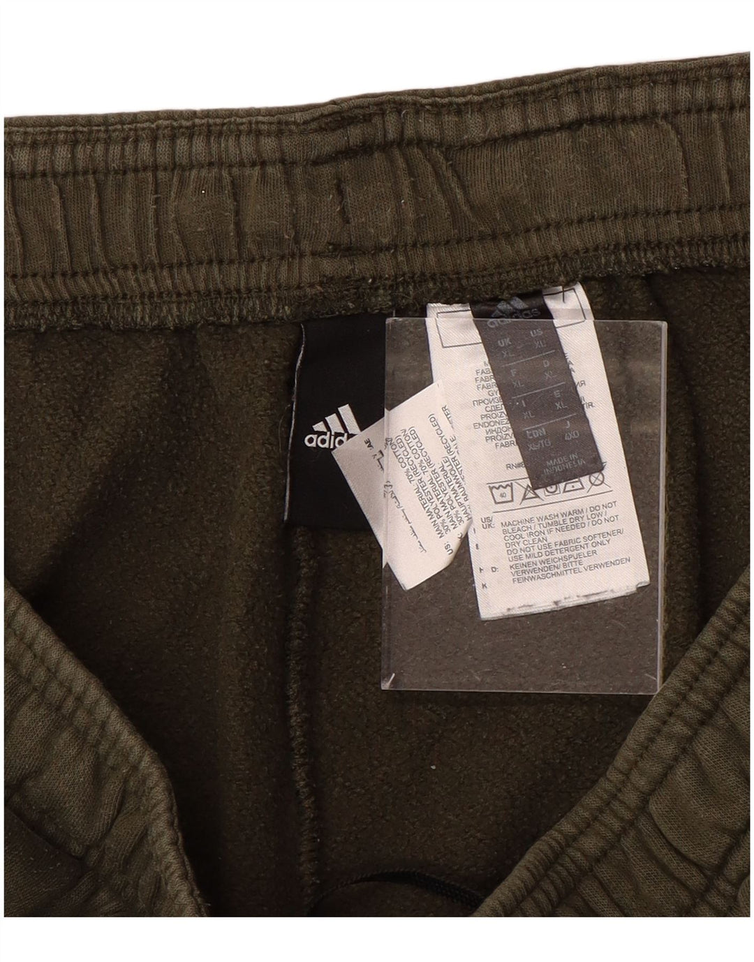 ADIDAS Herren Trainingshose Jogger XL Khaki Baumwolle