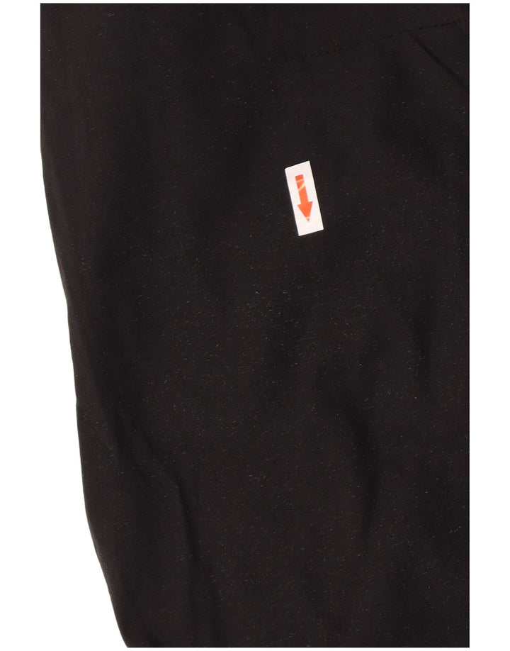 Eddie Bauer Herren gerade Cargohose W34 L30 schwarzes Nylon