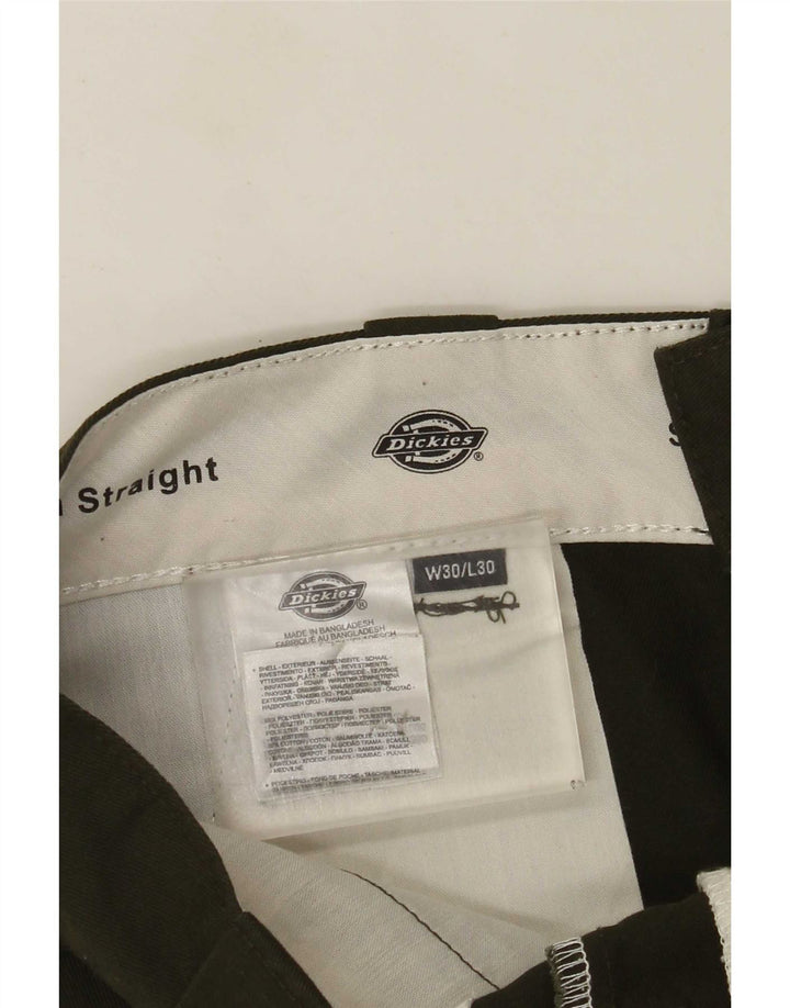 Dickies gerade Chino-Hose für Herren, W30, L30, grünes Polyester