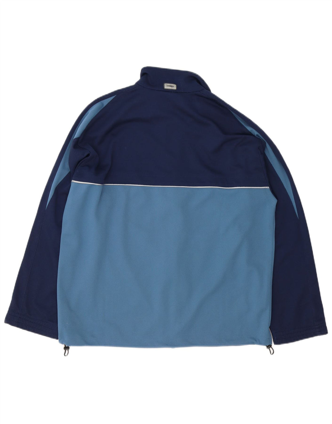 Diadora Herren-Trainingsanzug-Oberteil, Jacke, groß, marineblau, Farbblock-Polyester