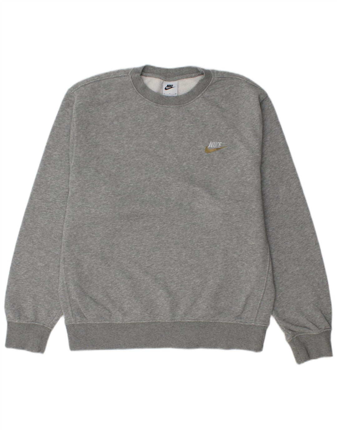 NIKE Herren-Sweatshirt mit lockerer Passform, Größe S, Grau, Baumwolle
