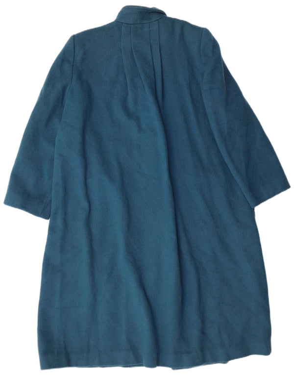 Valentino Damen Miss V Mantel IT 44 Mittelblauer Wollklassiker