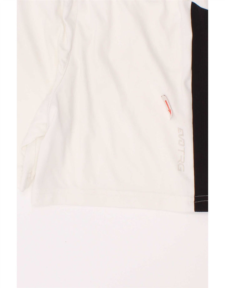 Puma Sportshorts für Jungen, 7–8 Jahre, weißes Colourblock-Polyester