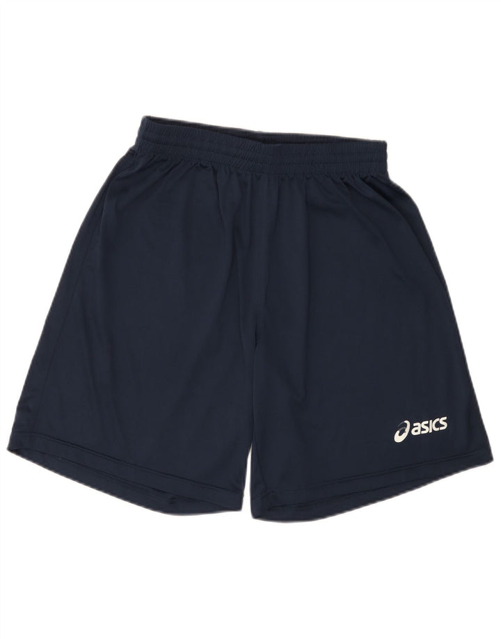 ASICS Herren-Sportshorts, groß, marineblaues Polyester