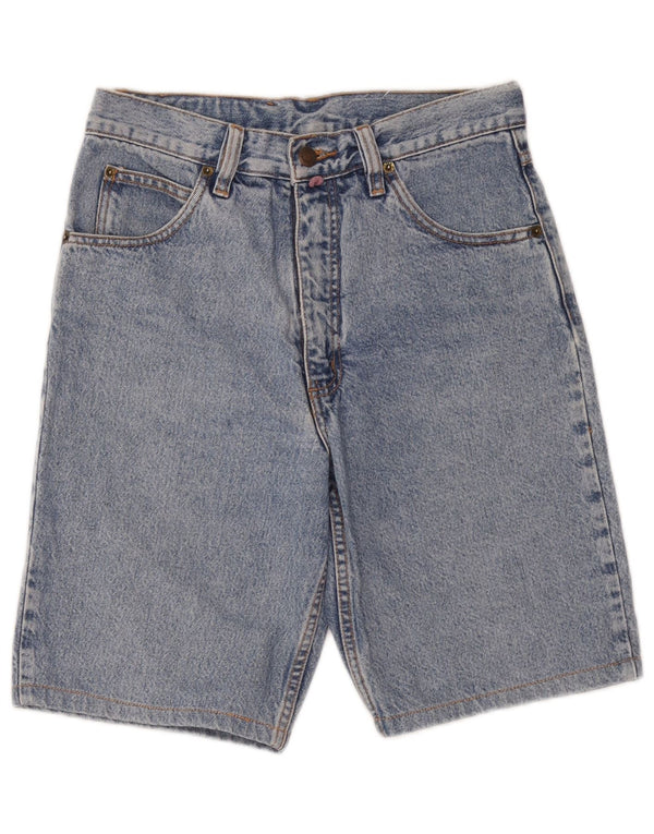 Vintage Herren Denim Shorts W30 Mittelblaue Baumwolle
