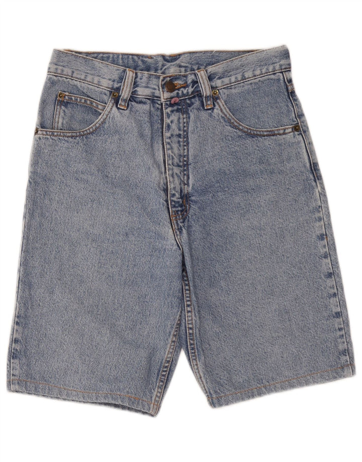 Vintage Herren Denim Shorts W30 Mittelblaue Baumwolle