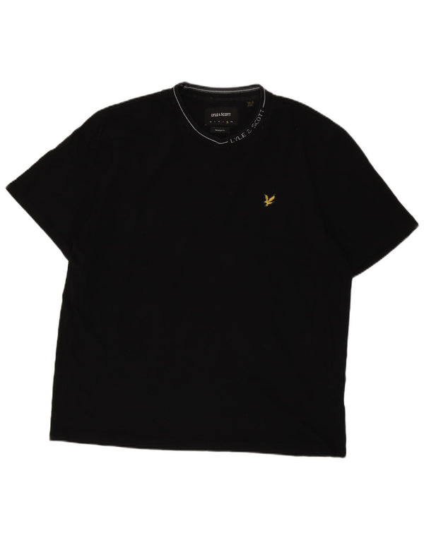 Lyle & Scott Herren Relaxed Fit Graphic T-Shirt Top XL Schwarz Baumwolle