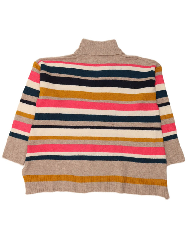 Marks & Spencer Damen-Pullover mit Rollkragen, Gr. 18, XL, mehrfarbig