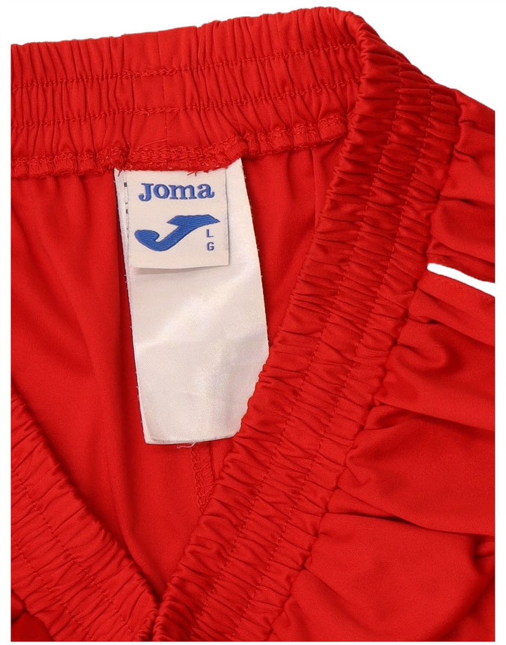 JOMA Herren-Sportshorts, groß, rot, Farbblock