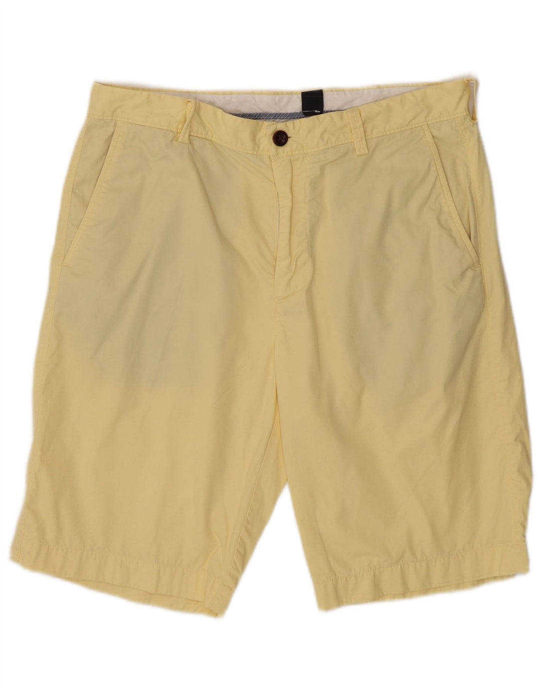 J. Crew Herren Chinoshorts W33 mittelgelbe Baumwolle