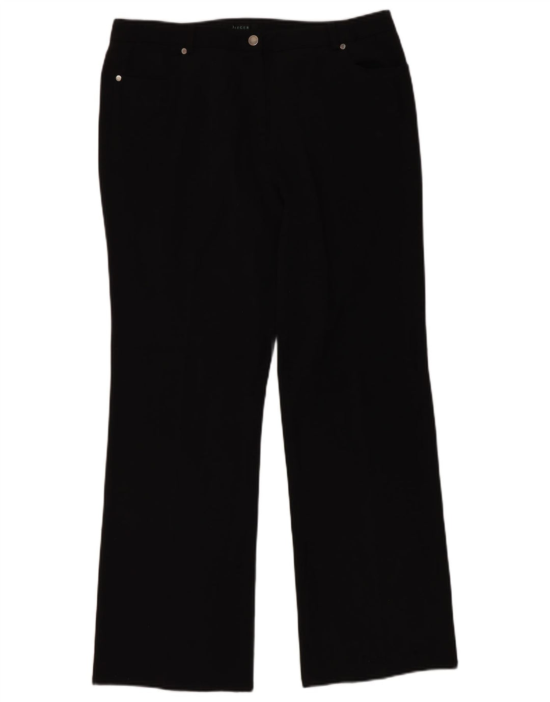 Jaeger Damen Bootcut Freizeithose W36 L32 Schwarz