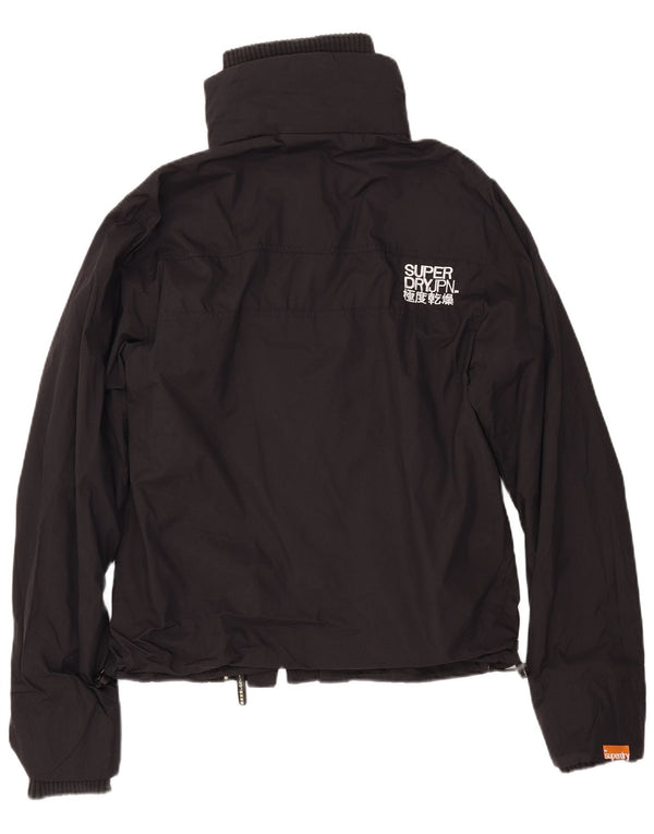 SUPERDRY Damen Windjacke UK 16 Large Schwarz