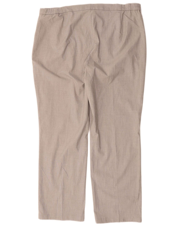 Marks & Spencer Damen Gerade Freizeithose UK 18 XL W36 L29 Grau