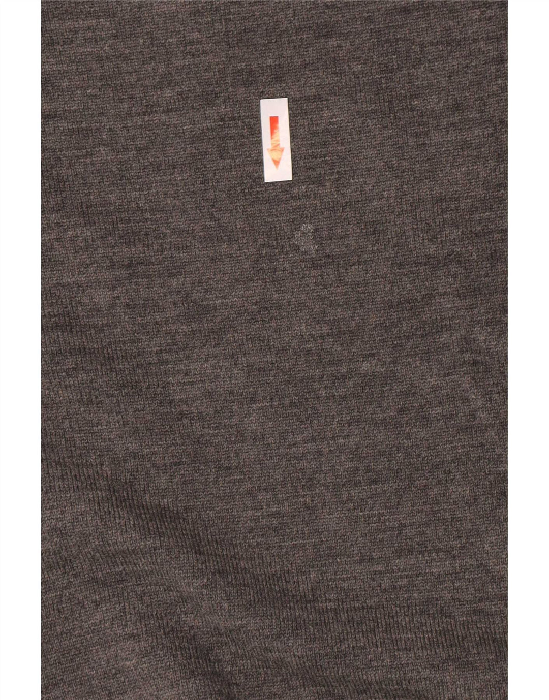 Rodrigo Herren-Pullover mit Rundhalsausschnitt, Größe 52, groß, graue Schurwolle