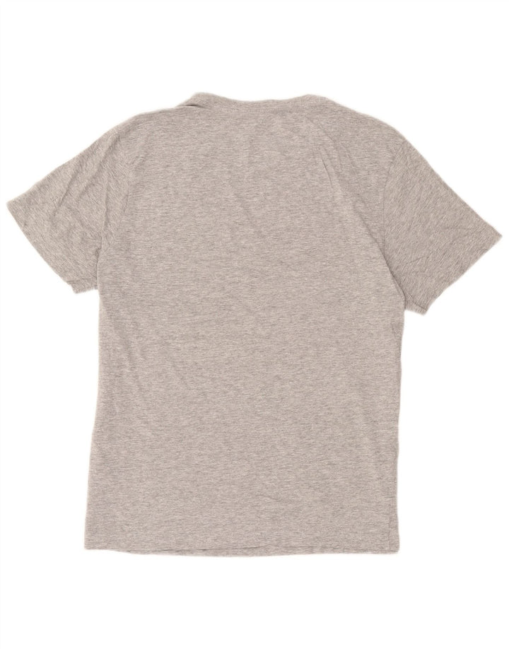 Hurley Herren-T-Shirt mit Grafik, Größe L, aus grauer Baumwolle