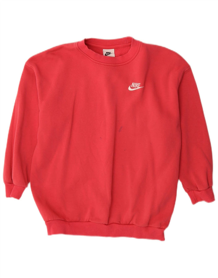 Nike Sweatshirt-Pullover für Mädchen, 10–11 Jahre, mittelrosa, Baumwolle
