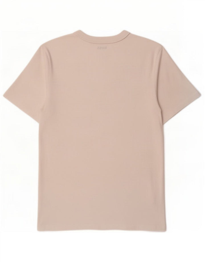 Hugo Boss Herren T-Shirt Top Große weiße Baumwolle