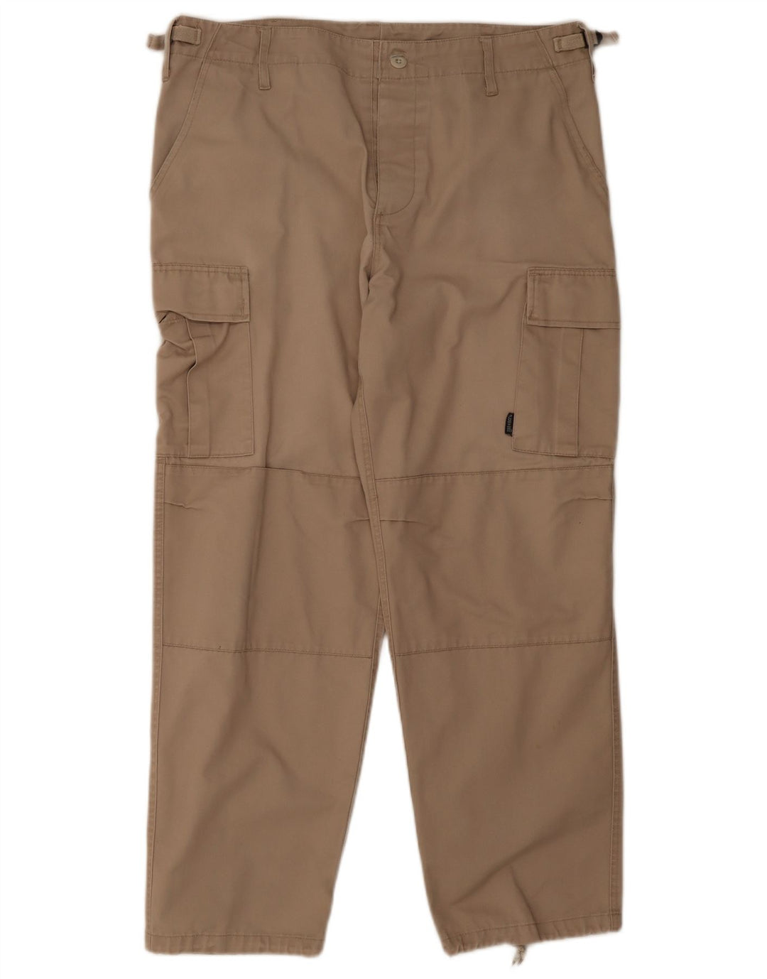 Vintage Herren Workwear Straight Cargo Hose W38 L30 Beige