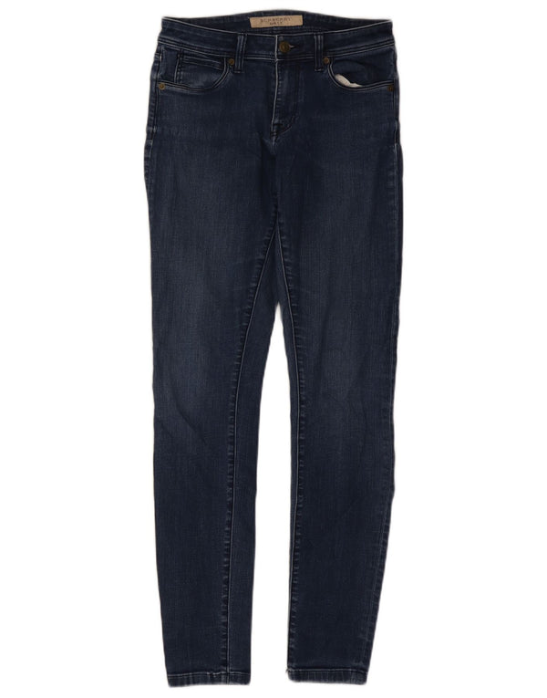 Burberry Damen Skinny Jeans W27 L31 Blaue Baumwolle