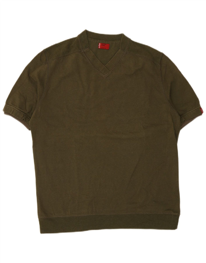 Levi's Herren T-Shirt Top Large Grün Baumwolle