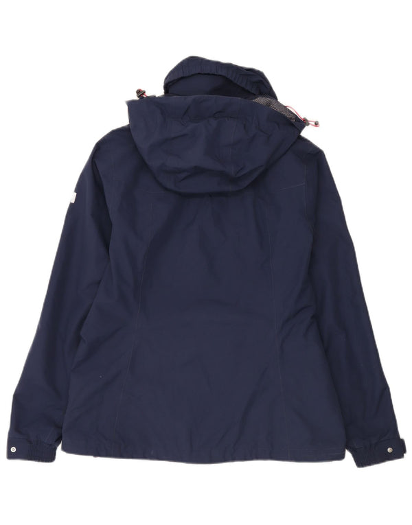 Helly Hansen Damen-Windbreakerjacke mit Kapuze, UK 14, mittleres Marineblau