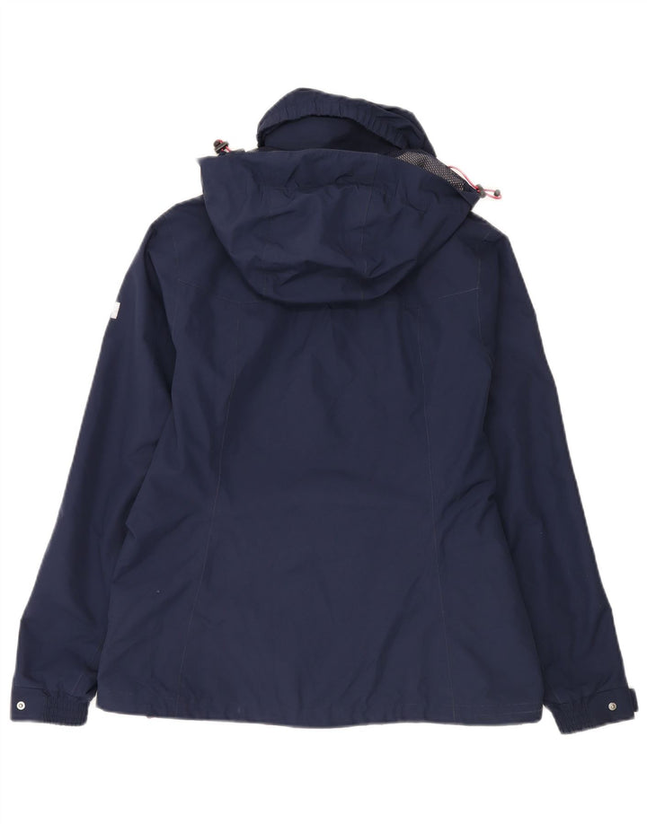 Helly Hansen Damen-Windbreakerjacke mit Kapuze, UK 14, mittleres Marineblau