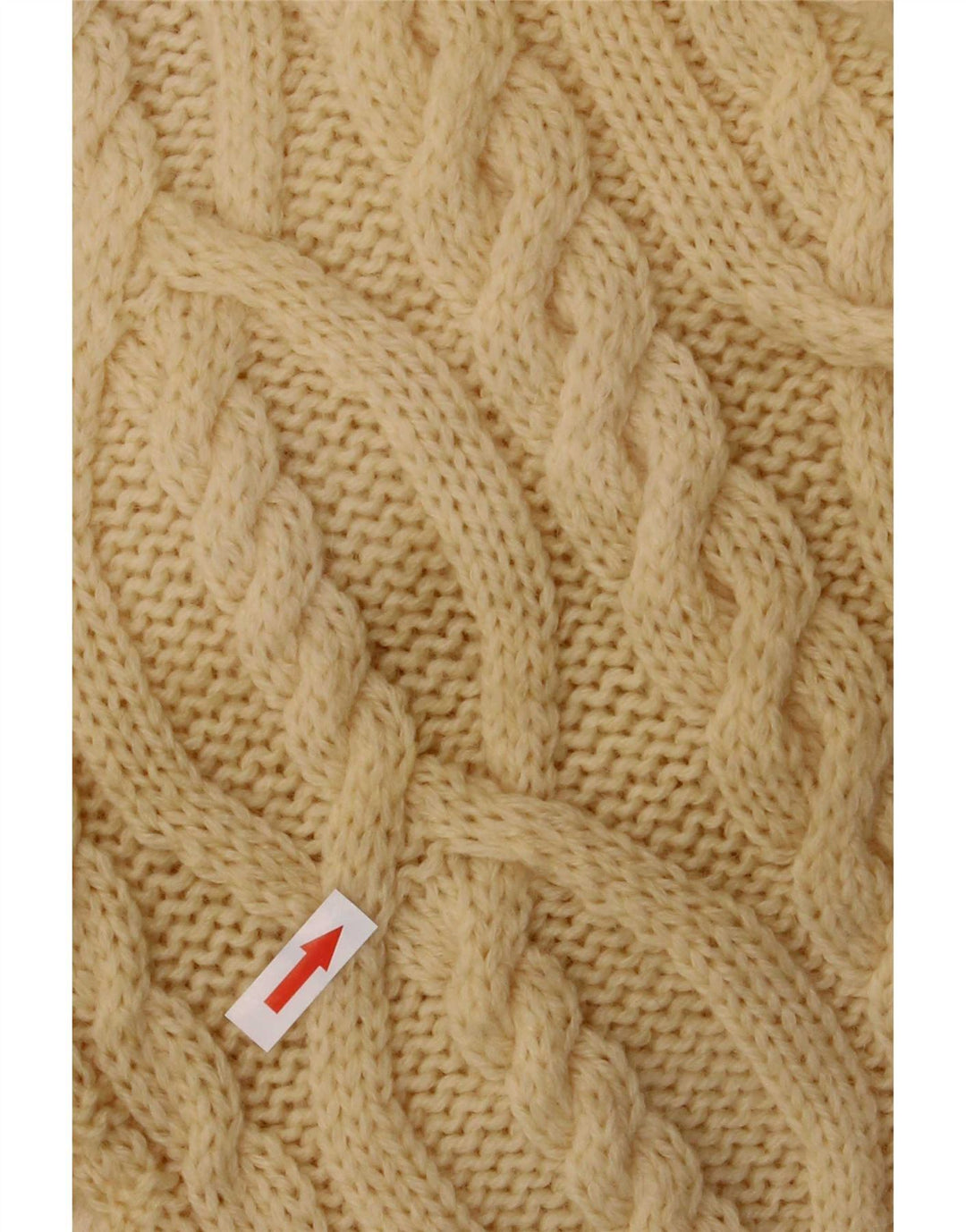 St Michael Herren-Pullover mit Rundhalsausschnitt, große gelbe Wolle