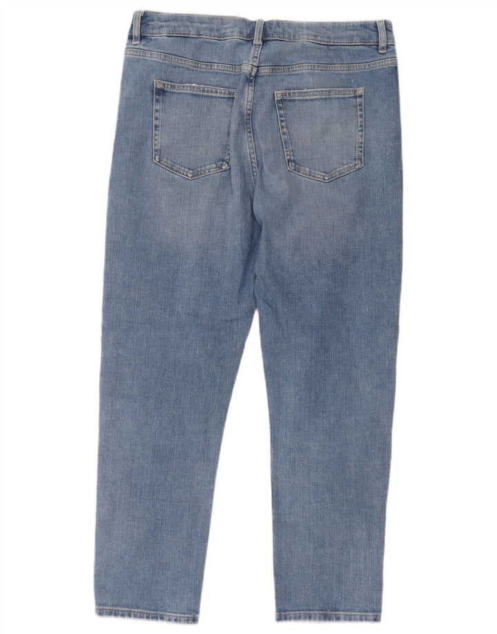 Marks & Spencer Damen Relaxed Fit Slim Jeans UK 12 Medium W32 L26 Blau