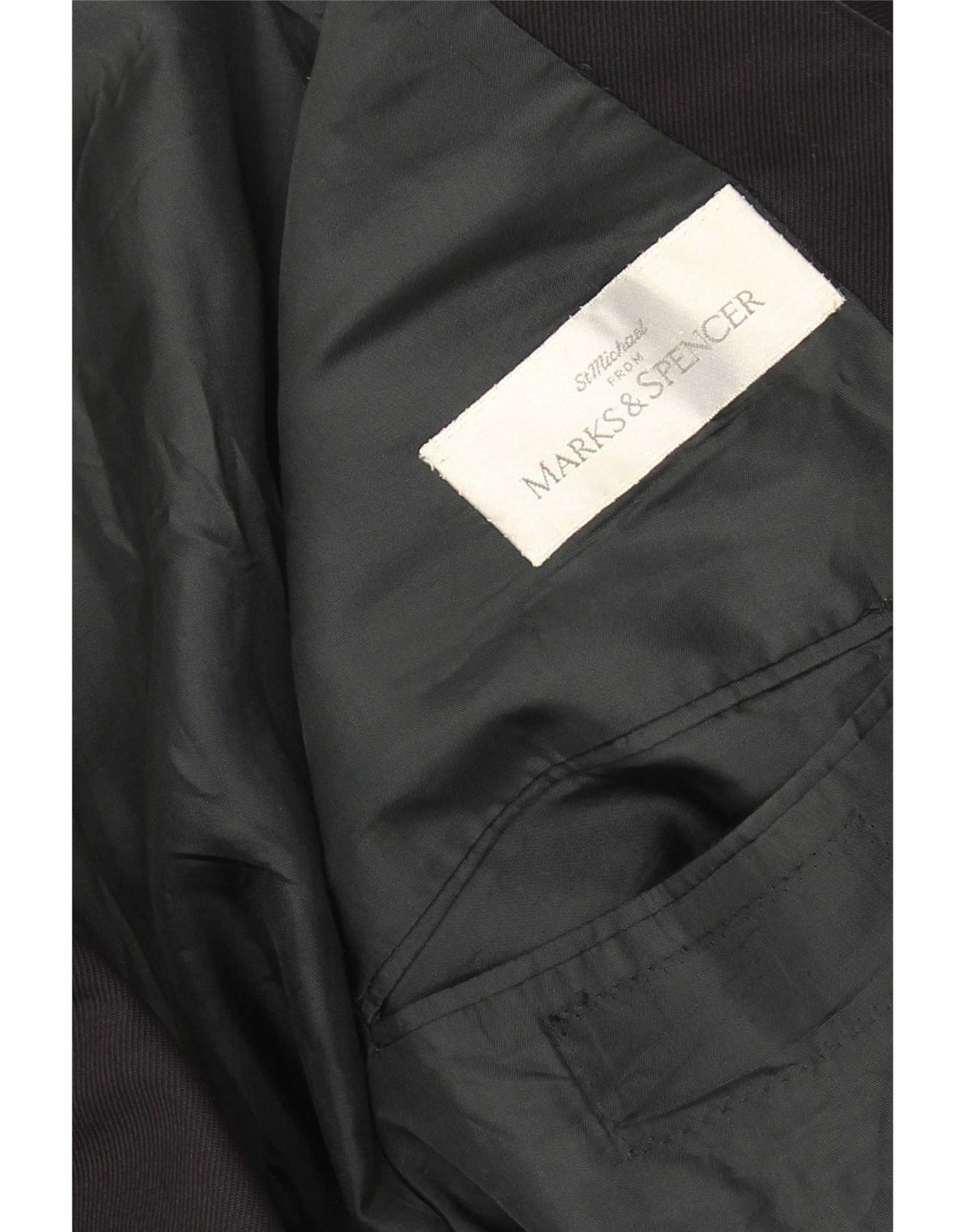 Marks & Spencer Herren St. Michael Blazer Jacke UK 40 Large Schwarz