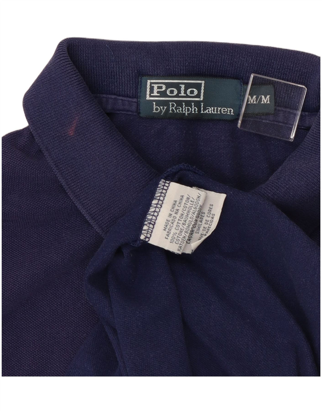 Polo Ralph Lauren Herren-Poloshirt, mittelmarineblaue Baumwolle