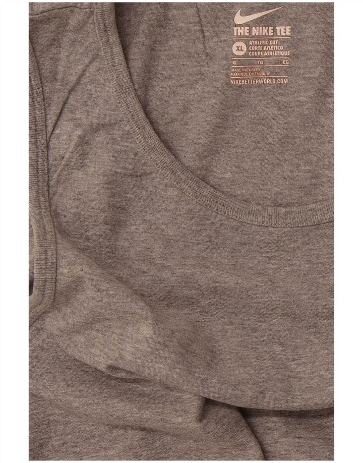 NIKE Herren Athletic Cut Vest Top XL Grau meliert