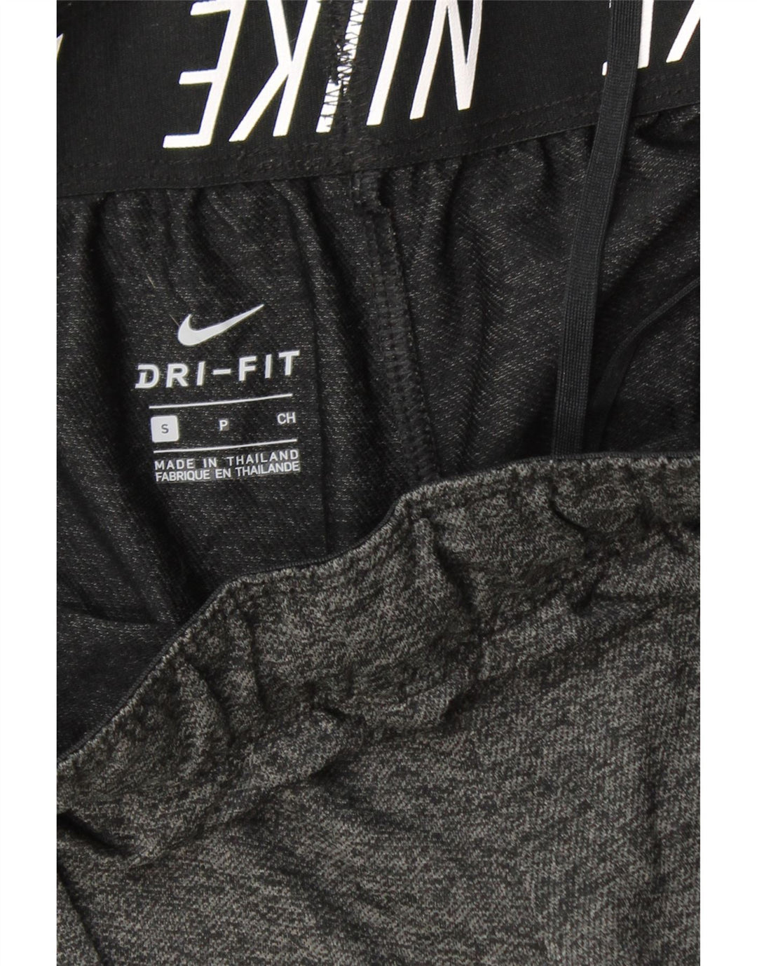 NIKE Womens Dri Fit Sport Shorts UK 10 Small  Grey Flecked Polyester Vintage Nike and Second-Hand Nike from Messina Hembry 
