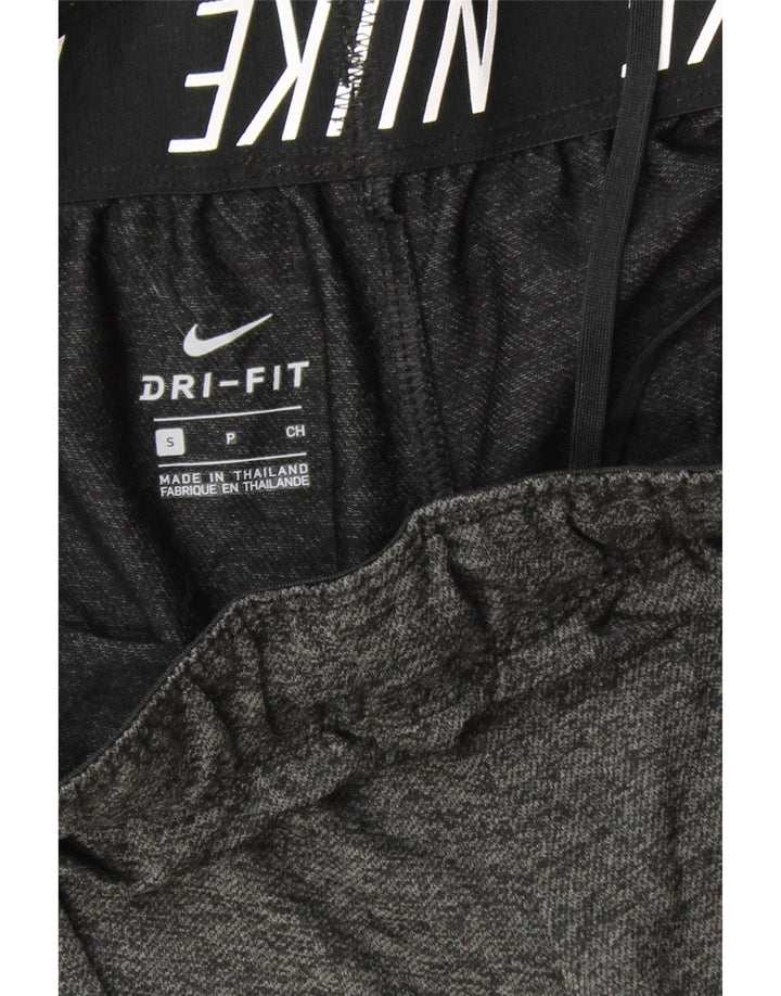 NIKE Womens Dri Fit Sport Shorts UK 10 Small  Grey Flecked Polyester Vintage Nike and Second-Hand Nike from Messina Hembry 